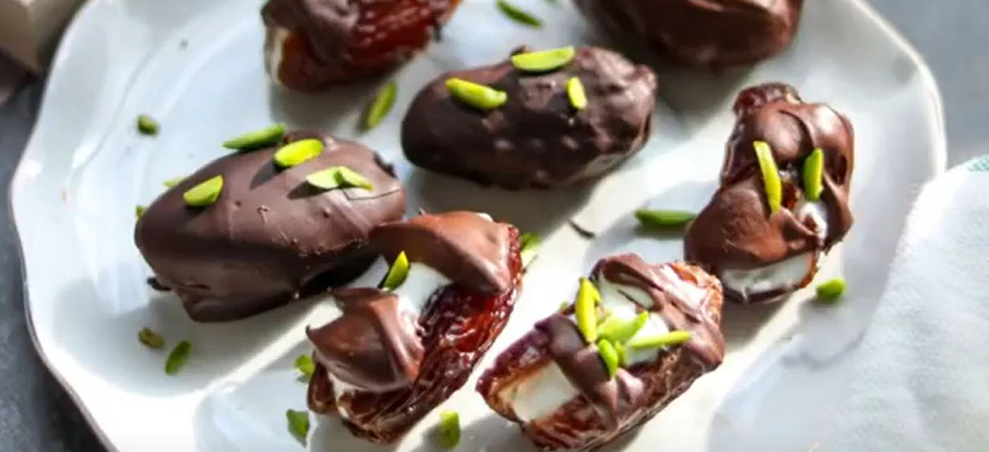 Stuffed Dates With Chocolate