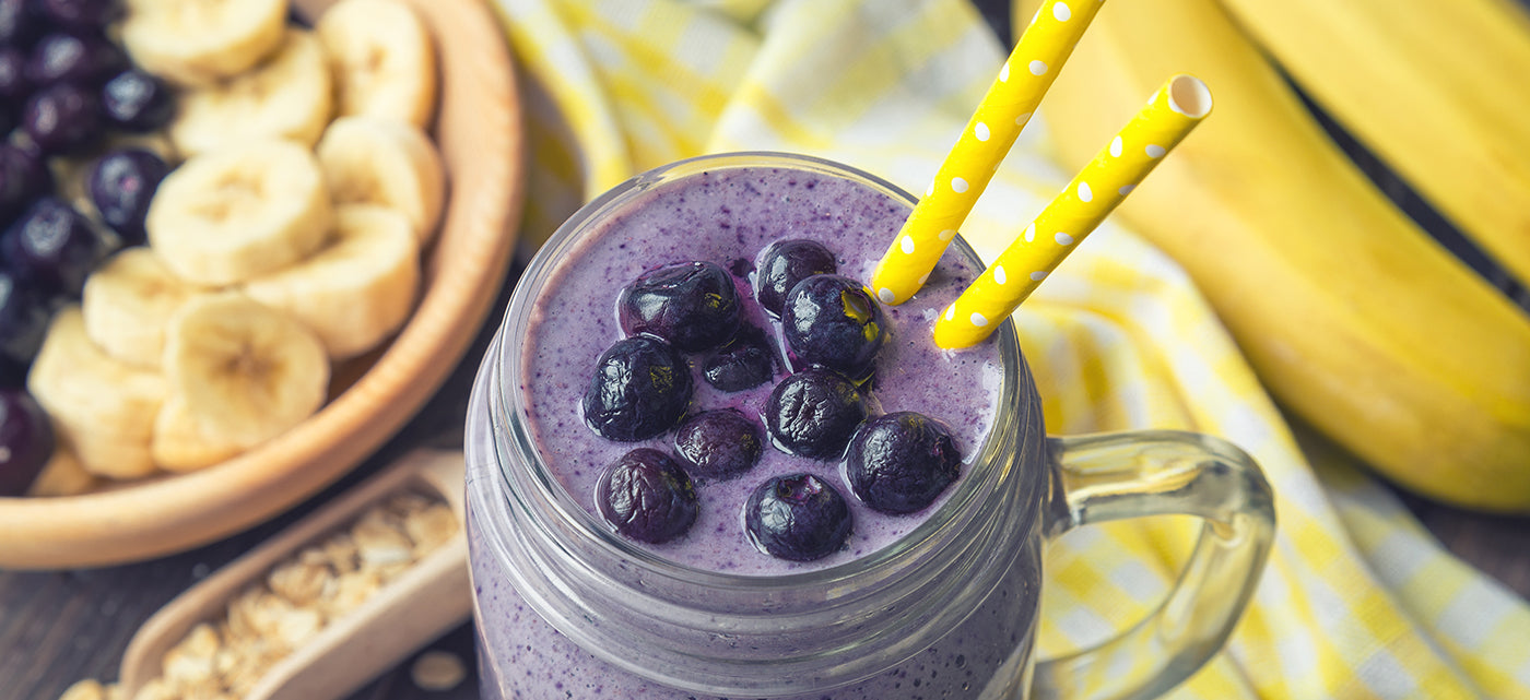 Blueberry Banana Peanut Butter Smoothie Recipe