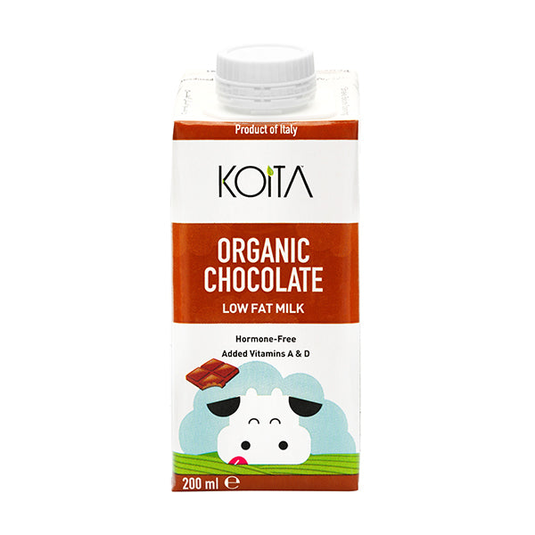 Organic Chocolate Low Fat Cow Milk 200ml